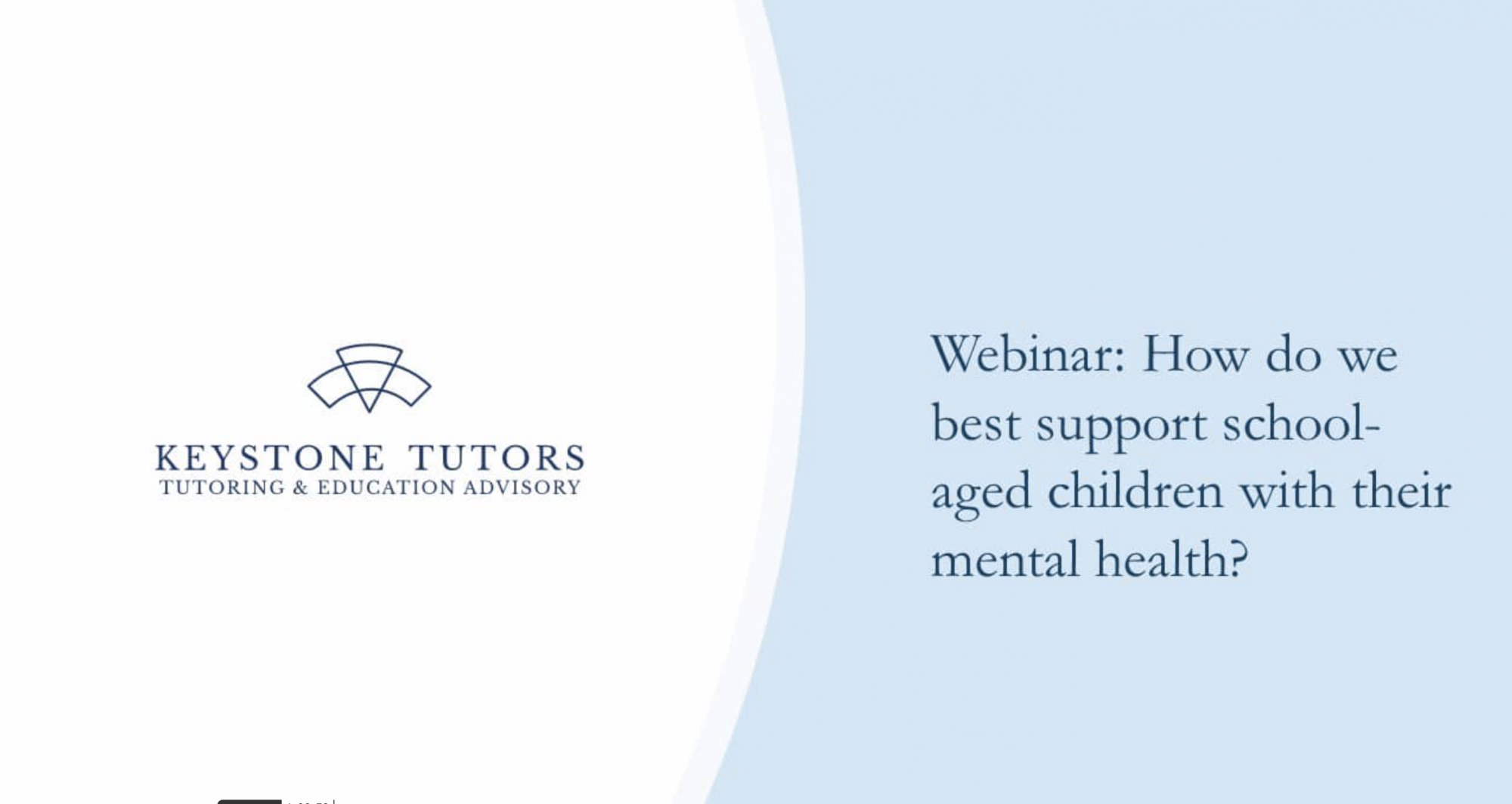 How do we best support school-aged children with their mental health? (Webinar)